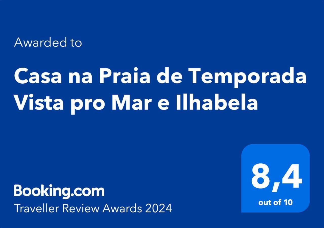 Casa Na Praia Litoral Norte Com Vista Para O Mar Perto Do Centro Sao Sebastiao  Luaran gambar